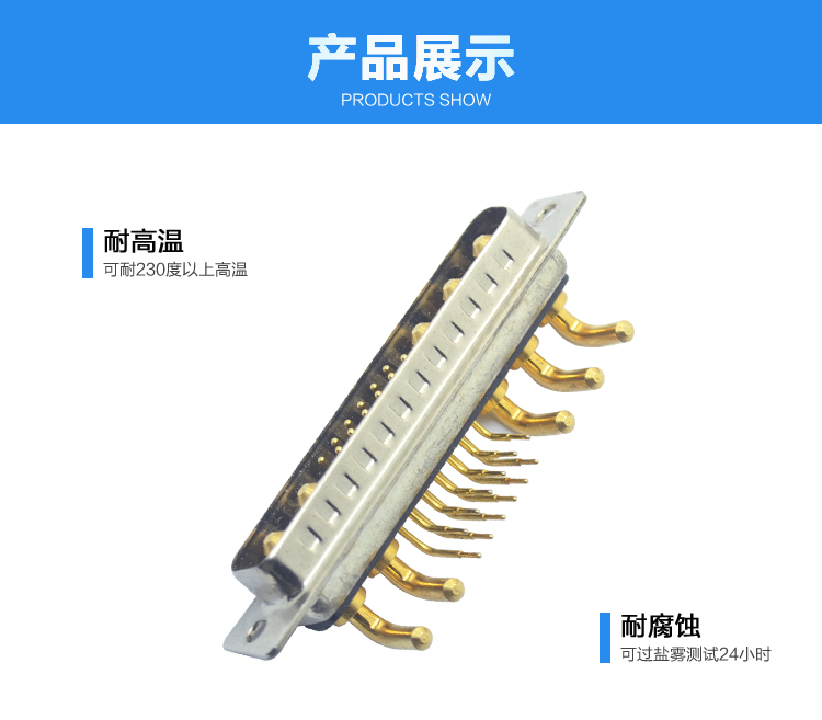 大電流 17W5 公頭連接器展示 大電流 17W5 公頭連接器展示