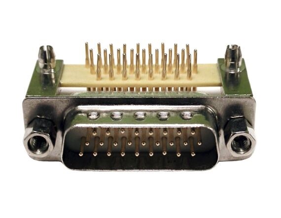 DMRH-26P 公頭 90度 車(chē)針 有鐵支架 有檔板 全金 鍍錫 鉚后殼 四爪Z片