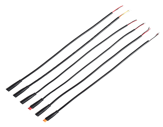 定制M6防水連接器電源線2345芯戶外電動車公母插頭連接航空線