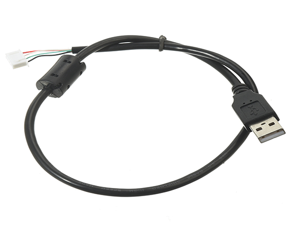 PH2.0轉P數據線觸摸USB四芯屏蔽線2725端子線 PH2.0轉P數據線觸摸USB四芯屏蔽線2725端子線