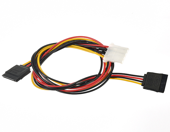 大四P公母對(duì)接線 電腦主機(jī)內(nèi)部連接線 SATA風(fēng)扇散熱器端子線