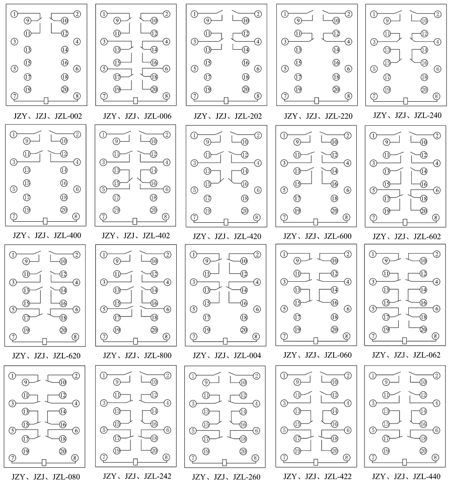 JZJ-422內部接線圖